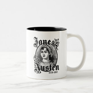 Caneca De Café Em Dois Tons Jane Austen