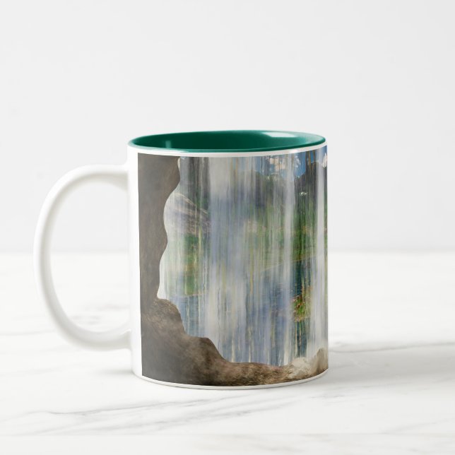Caneca De Café Em Dois Tons Janela no Cwm Mug (Esquerda)