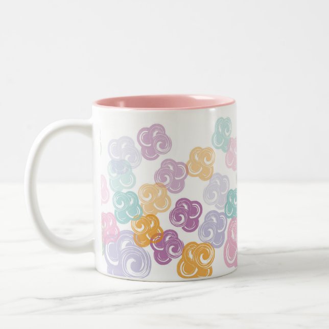 Caneca De Café Em Dois Tons JAPAN MUG Swirling (Esquerda)