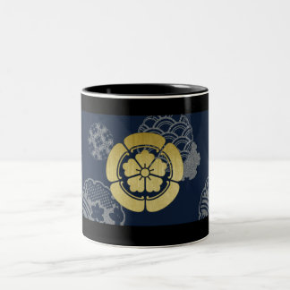 Caneca De Café Em Dois Tons JAPAN SYOUGUN KAMON KANJI TENKAFUBU! Odaマグカップ