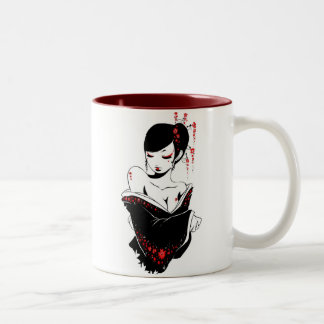 Caneca De Café Em Dois Tons _japonês