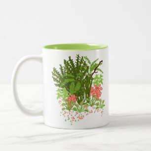 Caneca De Café Em Dois Tons jardim de armadilha venus fly