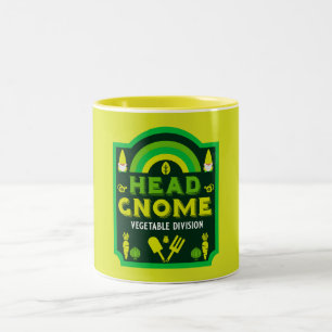 Caneca De Café Em Dois Tons Jardim do Jardim do Jardim Vegetal