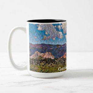 Caneca De Café Em Dois Tons Jardim dos Deuses