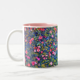 Caneca De Café Em Dois Tons Jardim Italiano Gustav Klimt