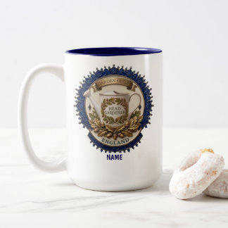 Caneca De Café Em Dois Tons Jardineiro-Chefe | Relógio de Pulso Personalizado 