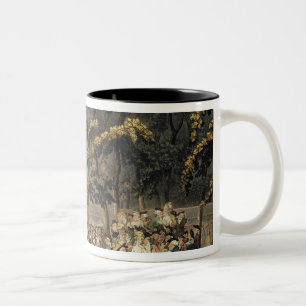 Caneca De Café Em Dois Tons Jardins de Vauxhall de Ackermann