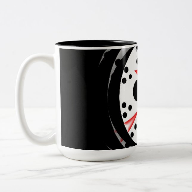 Caneca De Café Em Dois Tons Jason Friday o 13 (Esquerda)