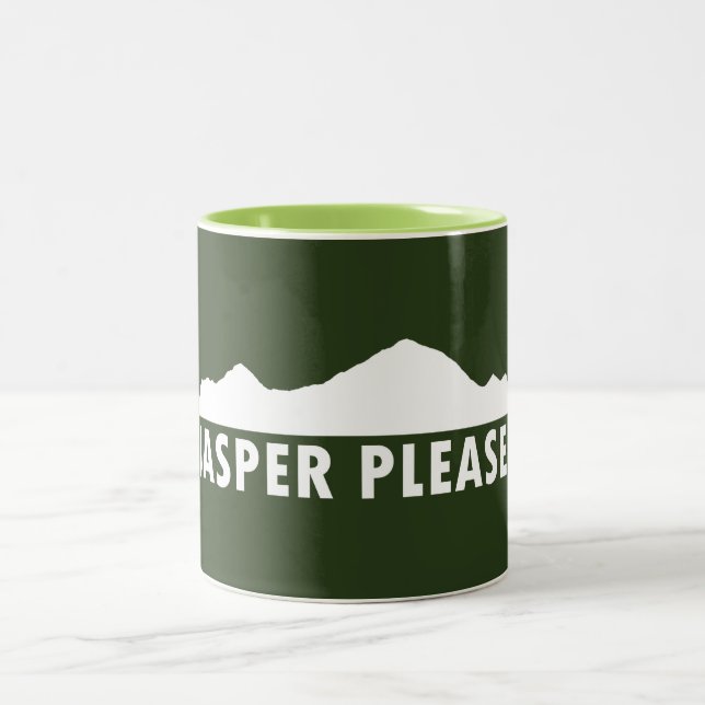 Caneca De Café Em Dois Tons Jasper, por favor (Centro)