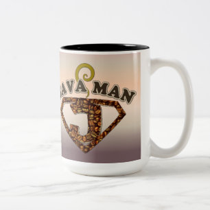 Caneca De Café Em Dois Tons Java Man Coffee Humor Coffee Mug