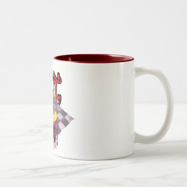 Caneca De Café Em Dois Tons java quente (Direita)
