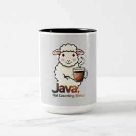 Caneca De Café Em Dois Tons Java Sheep Mug