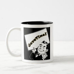 Caneca De Café Em Dois Tons JavaTime!