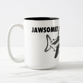 Caneca De Café Em Dois Tons Jawsome Mug