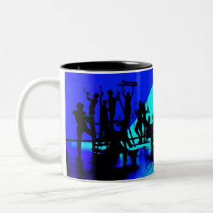 Caneca De Café Em Dois Tons Jazz Mug