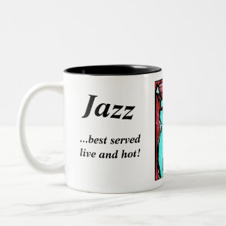 Caneca De Café Em Dois Tons Jazz Mug