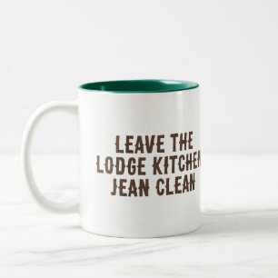 Caneca De Café Em Dois Tons Jean Clean Mug