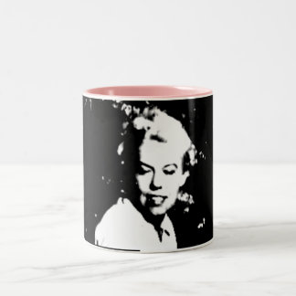 Caneca De Café Em Dois Tons Jean cor-de-rosa