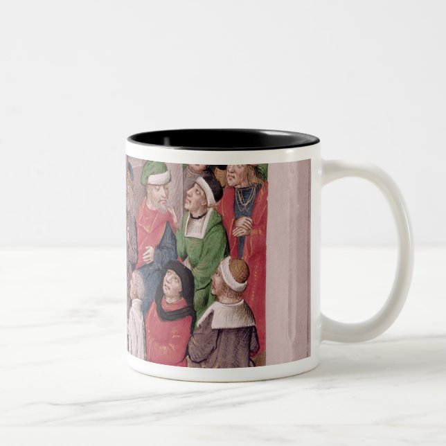 Caneca De Café Em Dois Tons Jean de Gerson que preaching a paixão (Direita)