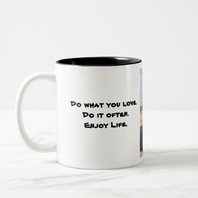 Caneca De Café Em Dois Tons Jeep.Enjoy.Life (Esquerda)