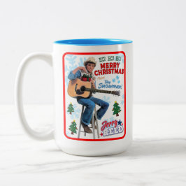 Caneca De Café Em Dois Tons Jerry Reed Felry Christmas Mug