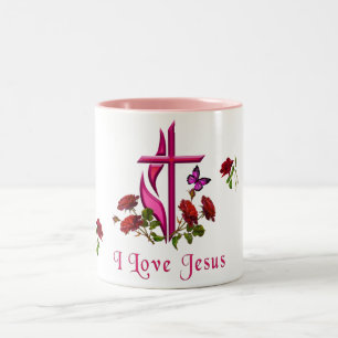 Caneca De Café Em Dois Tons Jesus