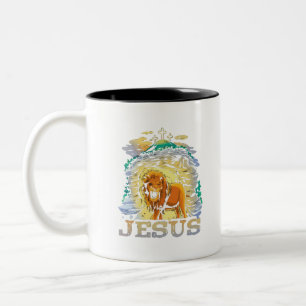 Caneca De Café Em Dois Tons Jesus