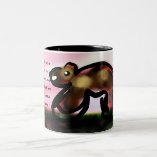 Caneca De Café Em Dois Tons Jesus aqui chama