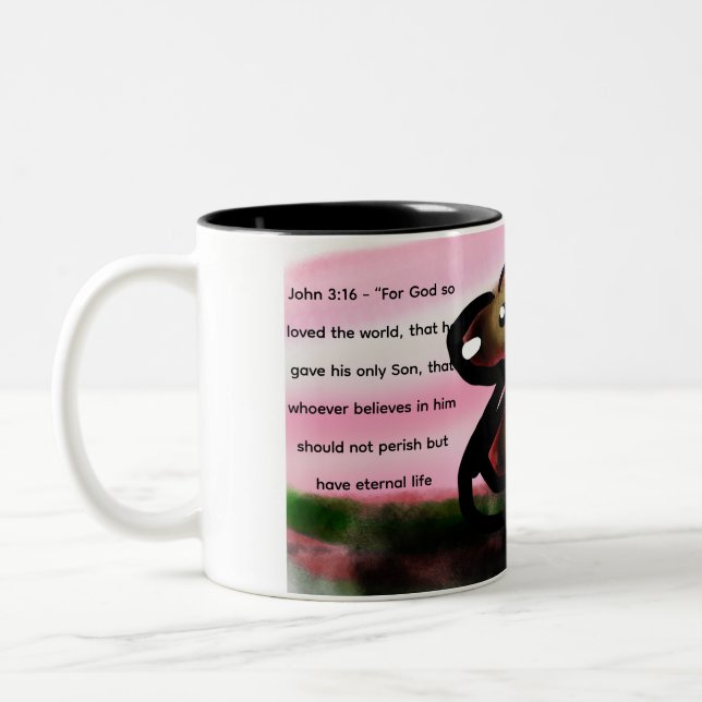Caneca De Café Em Dois Tons Jesus aqui chama  (Esquerda)