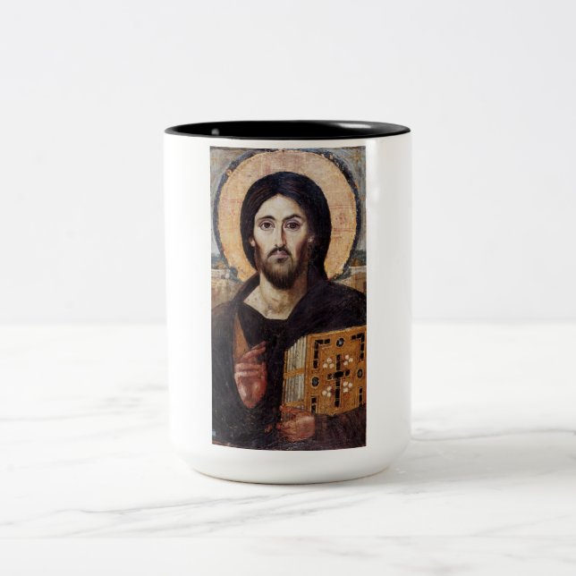 Caneca De Café Em Dois Tons Jesus Cristo (Centro)