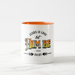 Caneca De Café Em Dois Tons Jesus é amor