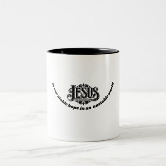 Caneca De Café Em Dois Tons Jesus é nossa esperança
