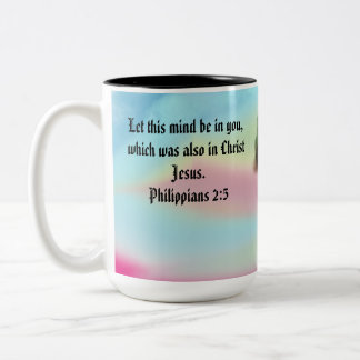 Caneca De Café Em Dois Tons jesus em