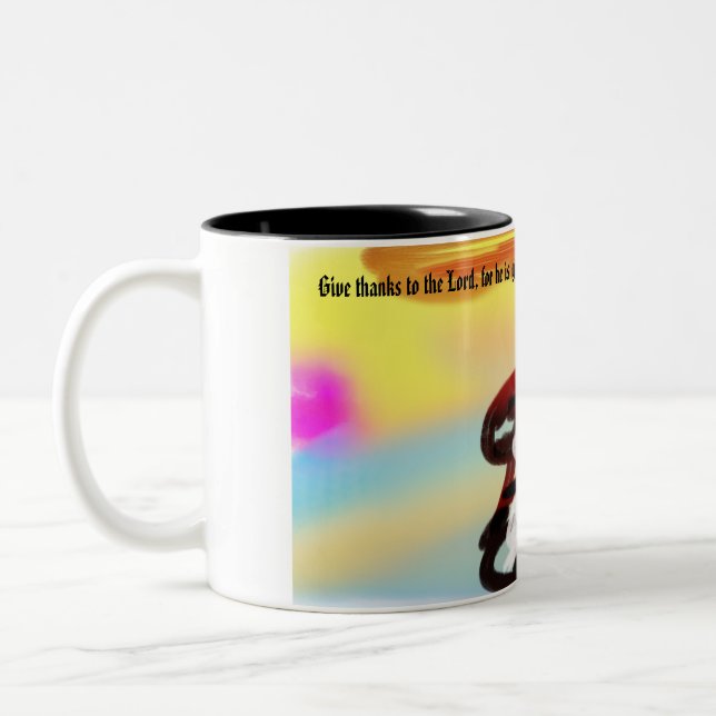 Caneca De Café Em Dois Tons Jesus está aqui (Esquerda)