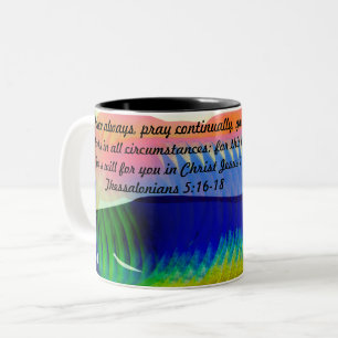 Caneca De Café Em Dois Tons jesus joice