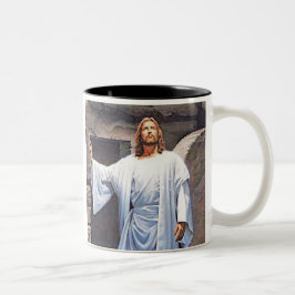 Caneca De Café Em Dois Tons Jesus me ama 6