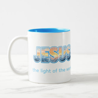 Caneca De Café Em Dois Tons Jesus Nascer do Sol