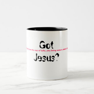 Caneca De Café Em Dois Tons Jesus obtido? Copo