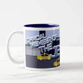 Caneca De Café Em Dois Tons Jet Set Deluxe mug