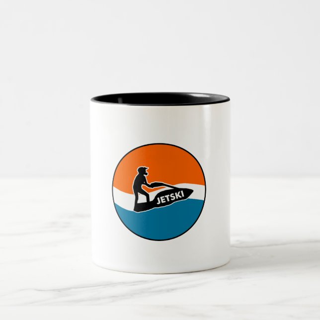 Caneca De Café Em Dois Tons JetSki (Centro)