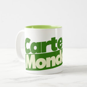 Caneca De Café Em Dois Tons Jimmy Carter 76 Carter Mondale retro Politics