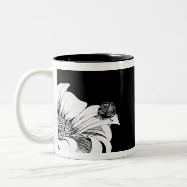 Caneca De Café Em Dois Tons Joaninha (Esquerda)