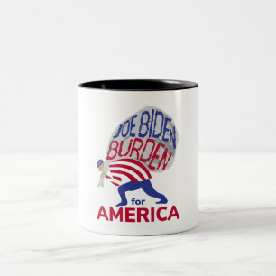 Caneca De Café Em Dois Tons Joe Biden Burden Para A América