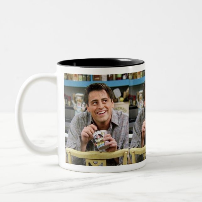 Caneca De Café Em Dois Tons "Joey não compartilha café Legal mágico Comida..." (Esquerda)