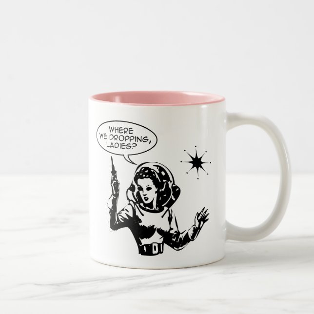 Caneca De Café Em Dois Tons Jogador de Meninas (Direita)