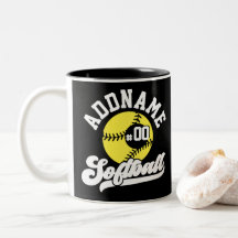 Jogador de Softbol Personalizado ADICIONAR NOME Eq