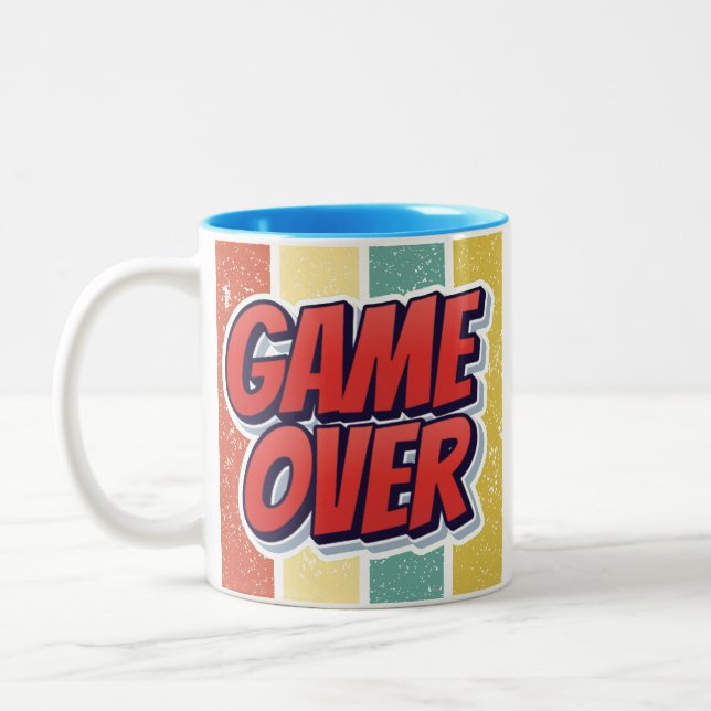 Caneca De Café Em Dois Tons Jogo (Esquerda)