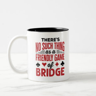 Caneca De Café Em Dois Tons Jogo da ponte Não há nada como um jogo amigável