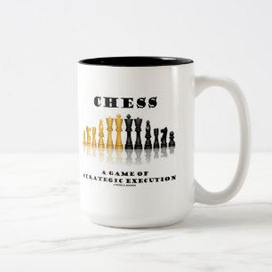 Caneca De Café Em Dois Tons Jogo De Execução Estratégica
