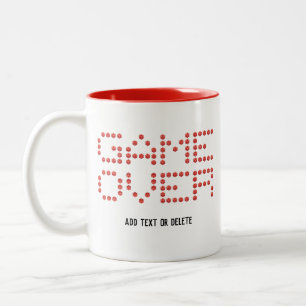 Caneca De Café Em Dois Tons Jogo De Vídeo De Jogos Sobre A Inscrição Do Jogado